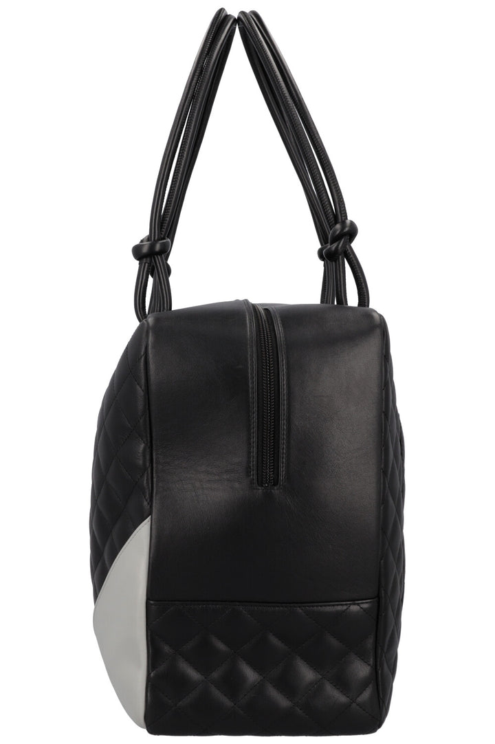 CHANEL 2005 Cambon Bag Black Grey