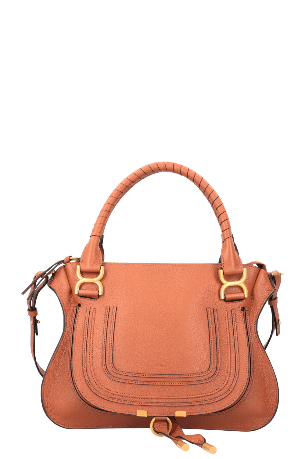 CHLOÉ Marcie Bag Medium Leather Brown – REAWAKE