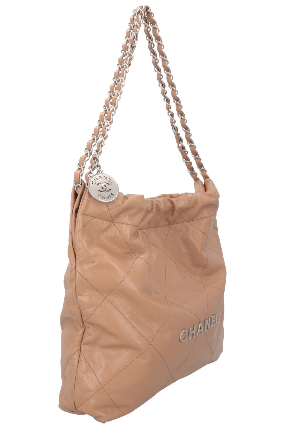 CHANEL 22 Bag Small Beige