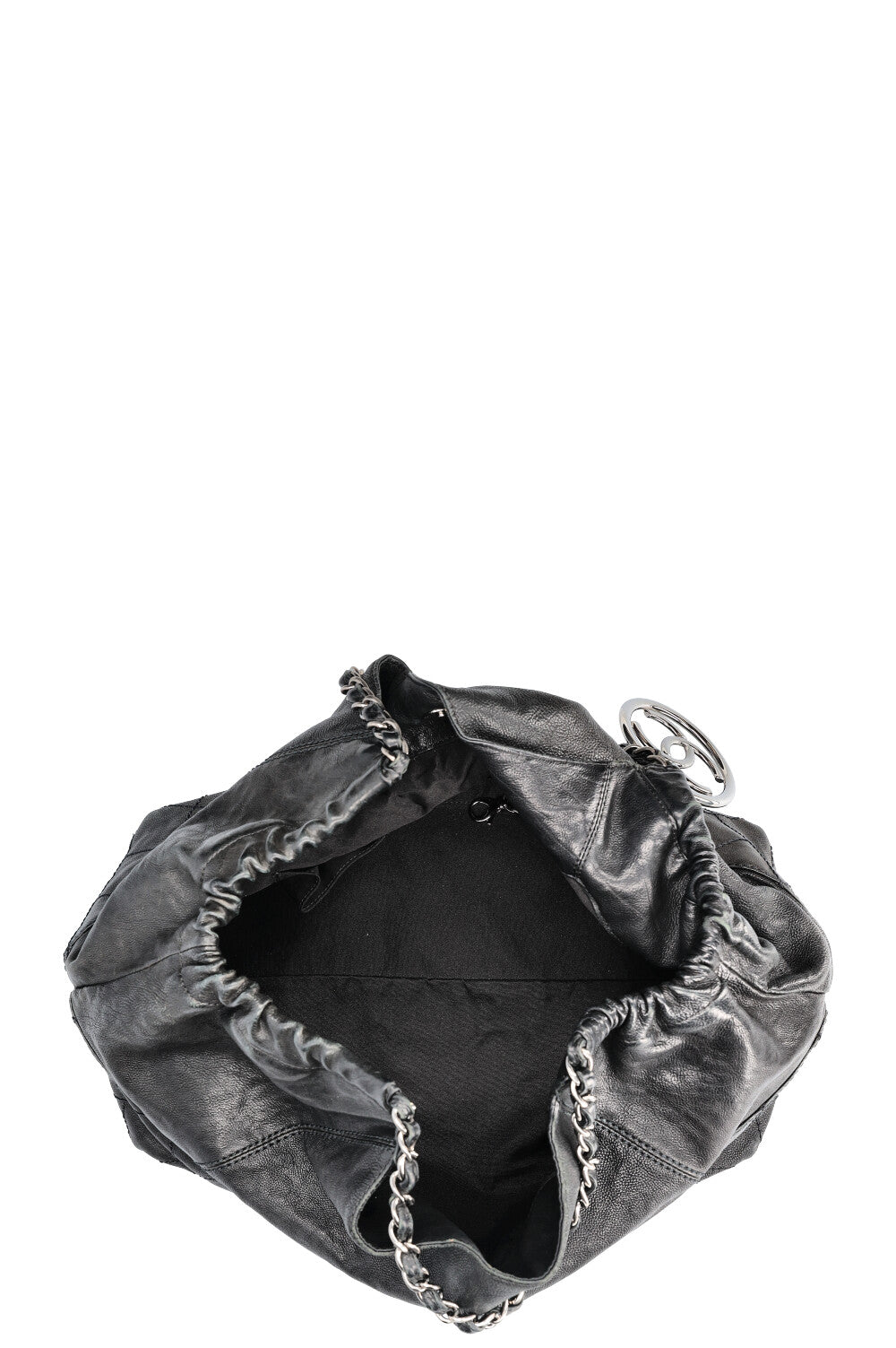 CHANEL Baby Coco Cabas Bag Quilted Black