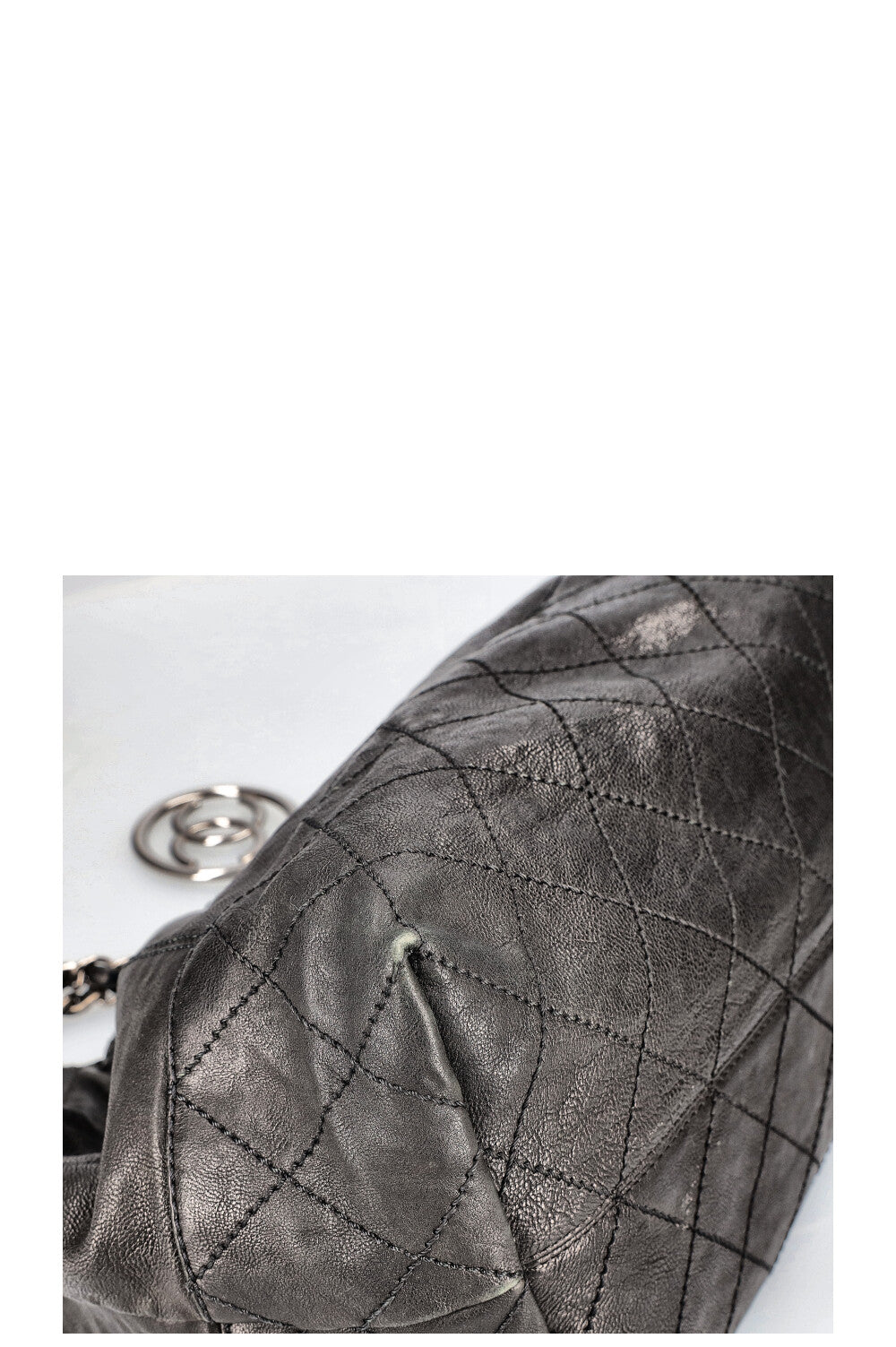 CHANEL Baby Coco Cabas Bag Quilted Black