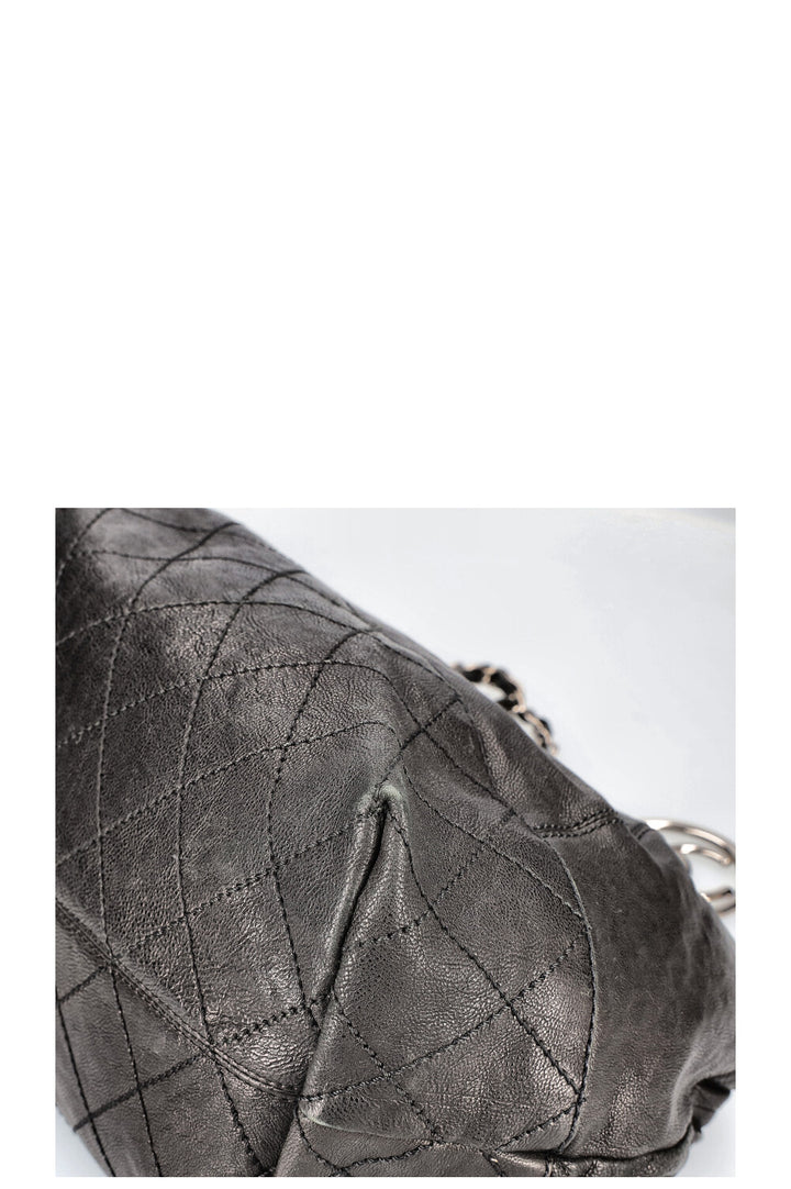 CHANEL Baby Coco Cabas Bag Quilted Black