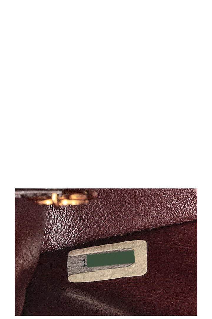 CHANEL Vintage Medium Double Flap Black Square