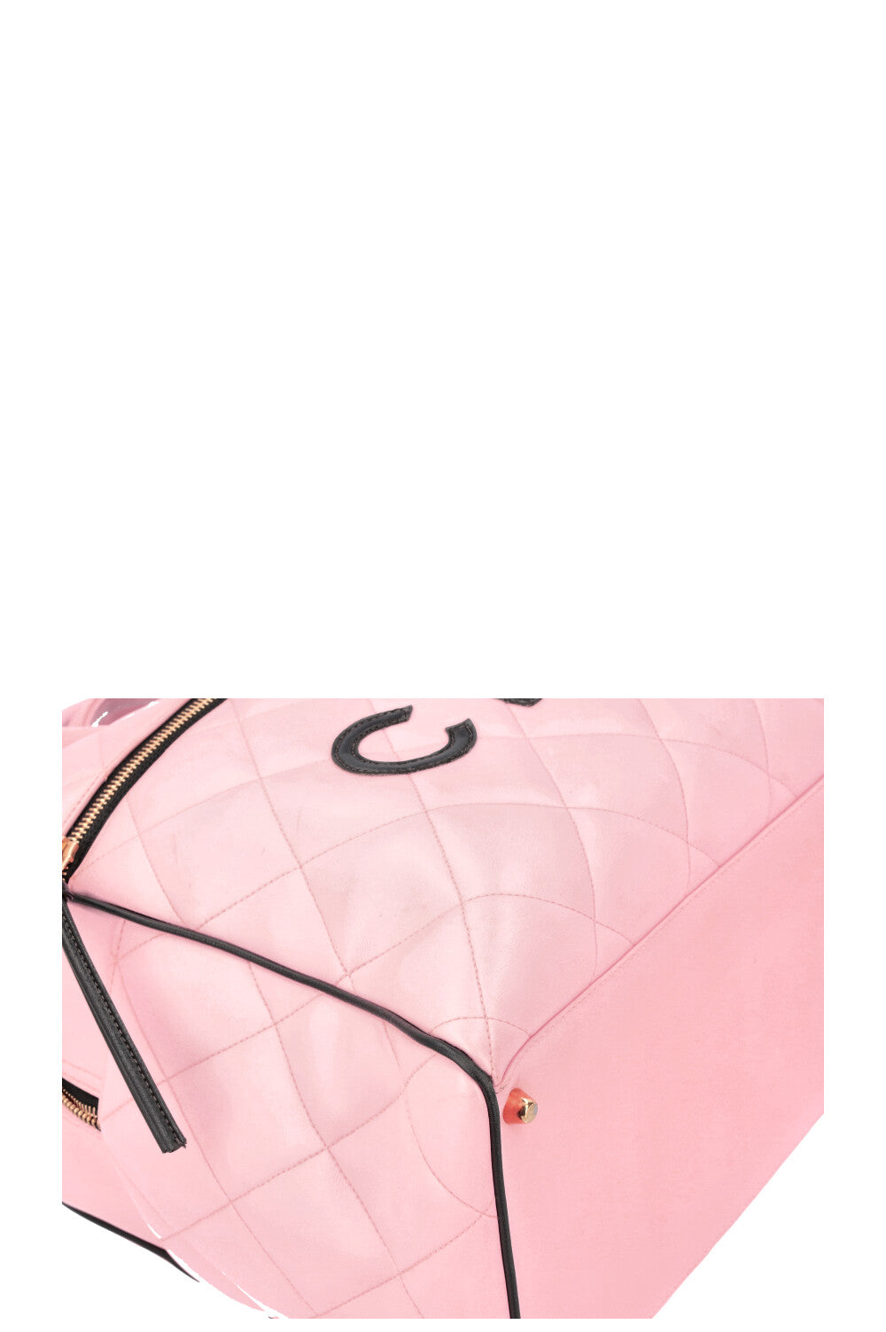 CHANEL Bowling Bag Calfskin Pink