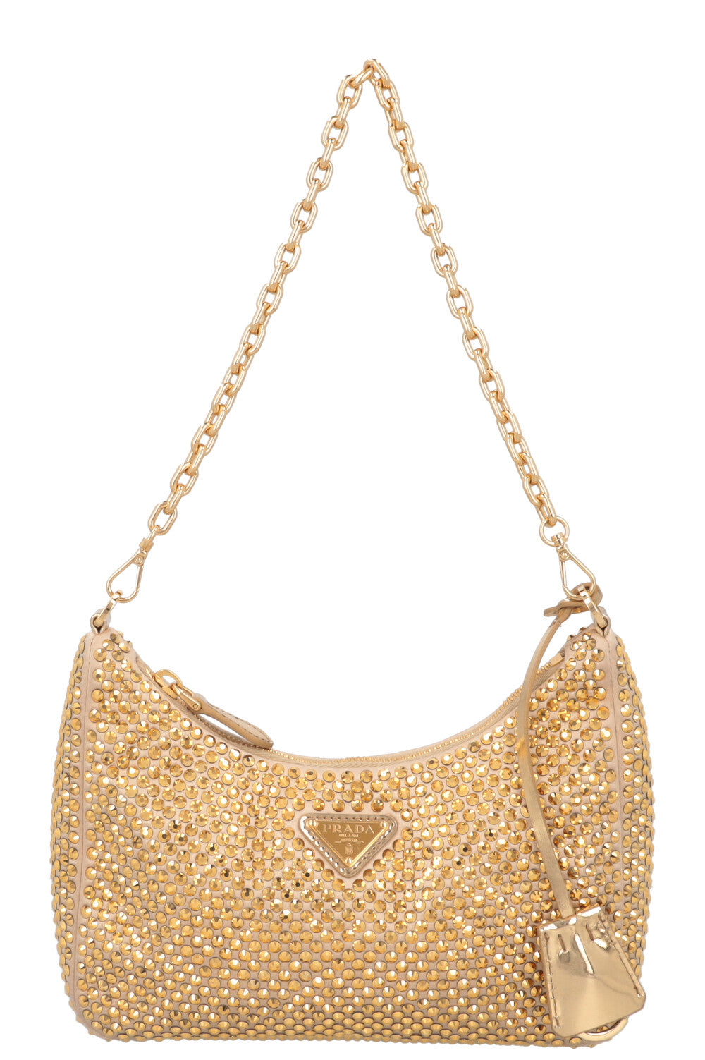 Prada crossbody gold chain 2025