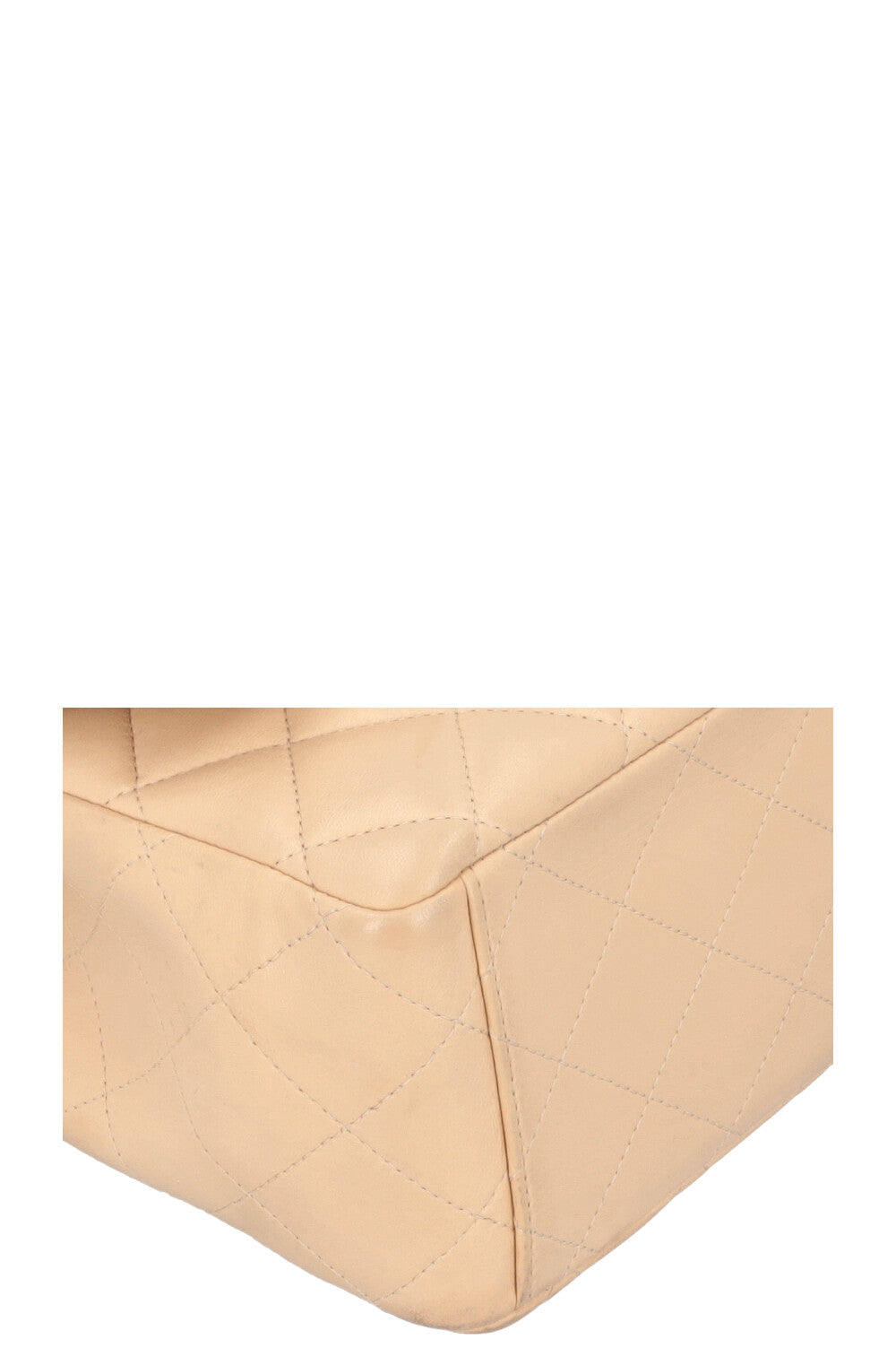 CHANEL Maxi Double Flap Bag Beige