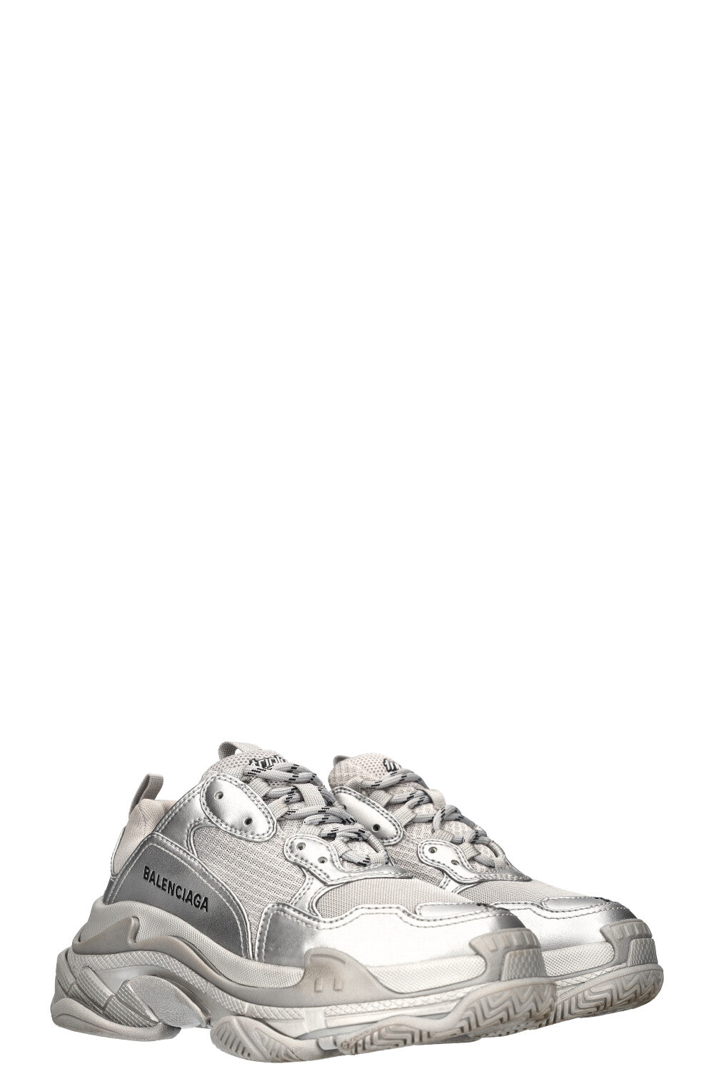 BALENCIAGA Triple S Sneaker Silver – REAWAKE - Main Image