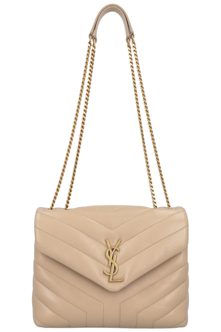SAINT LAURENT LouLou Bag Small Beige