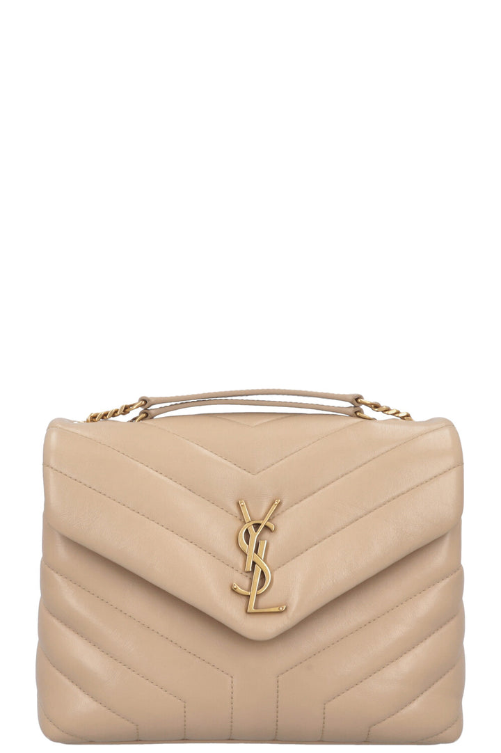 SAINT LAURENT LouLou Bag Small Beige