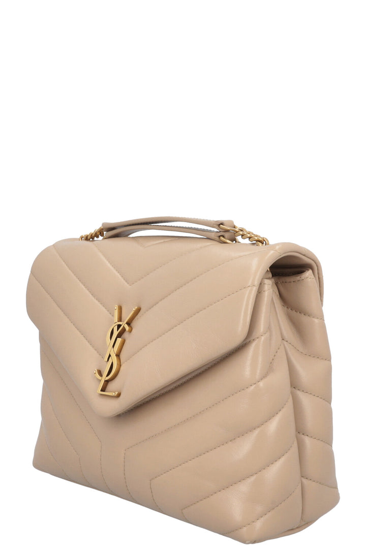 SAINT LAURENT LouLou Bag Small Beige