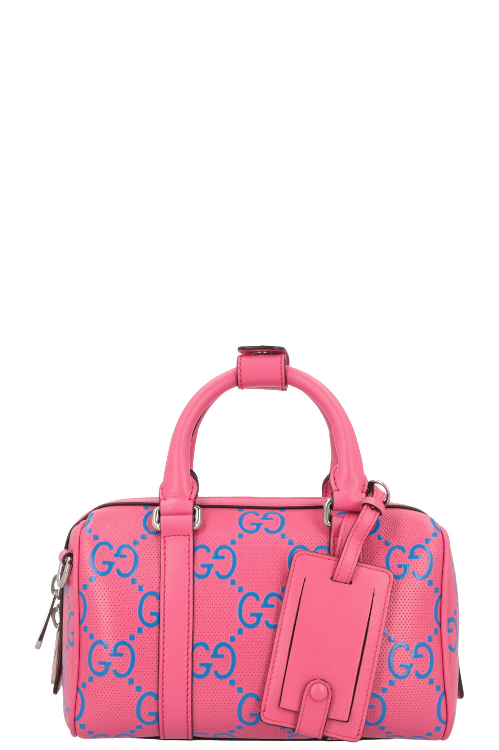 Pink and blue gucci bag hotsell
