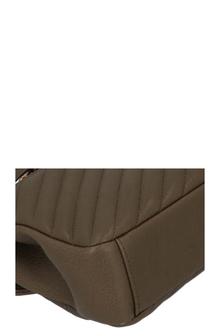 SAINT LAURENT College Bag Medium Green