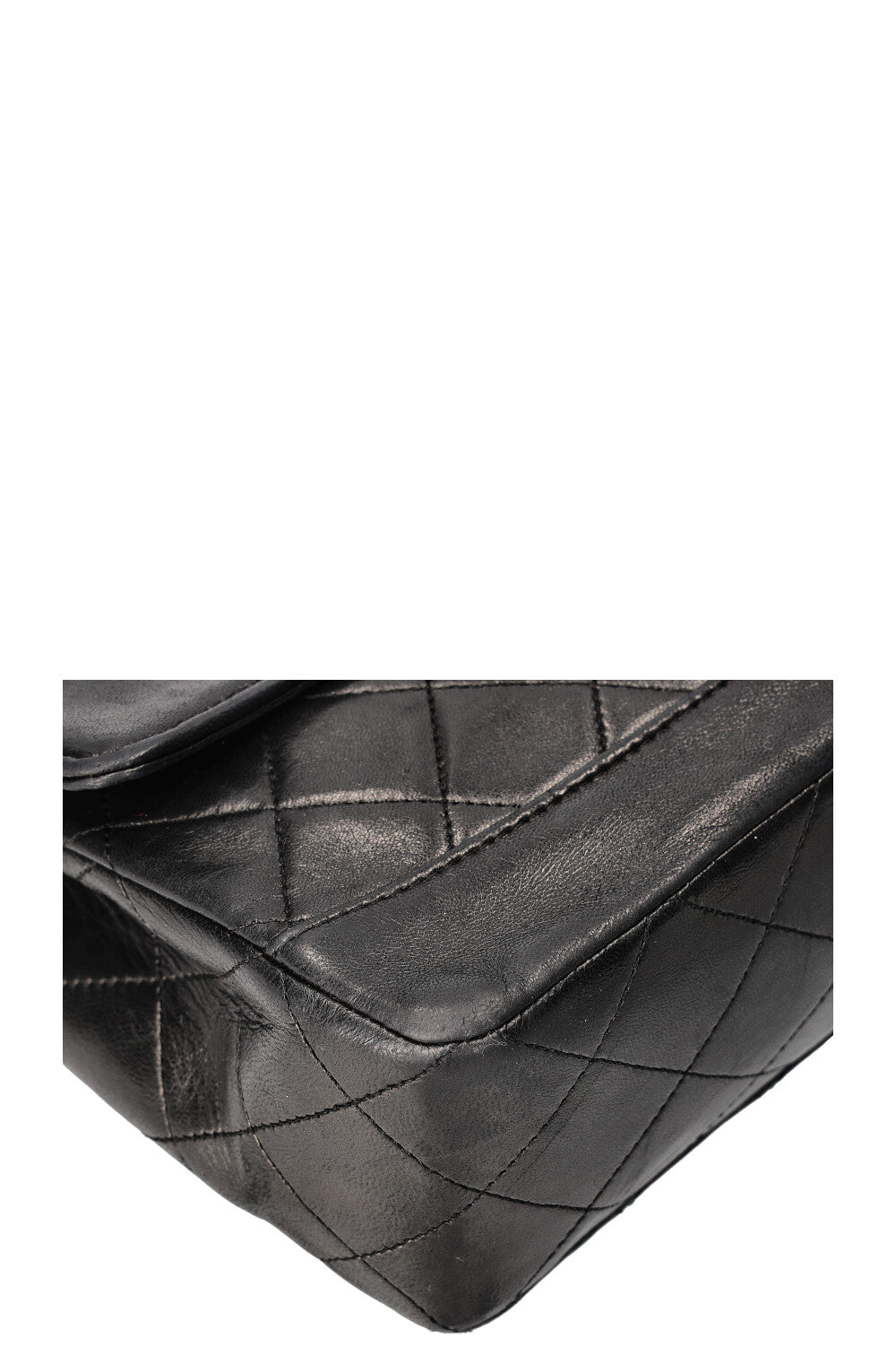 CHANEL Vintage Small Single Flap Bag Black