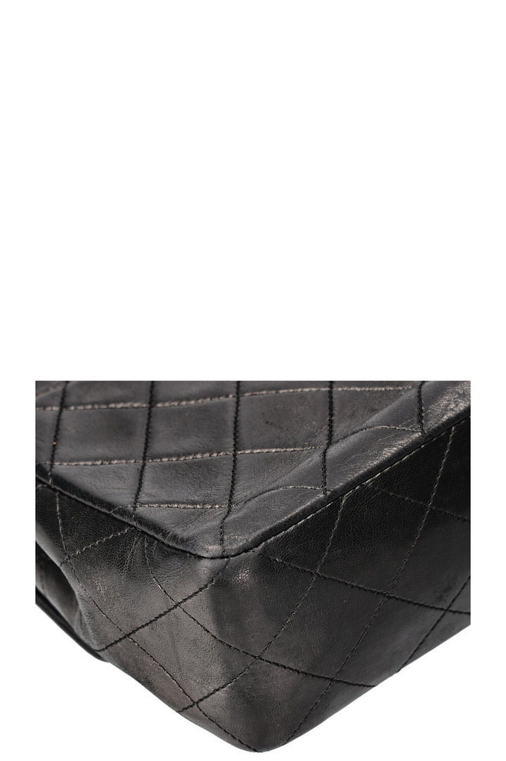 CHANEL Vintage Small Single Flap Bag Black