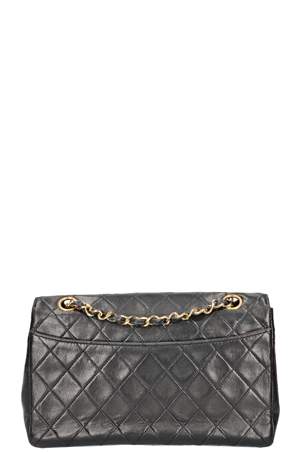 CHANEL Vintage Small Single Flap Bag Black