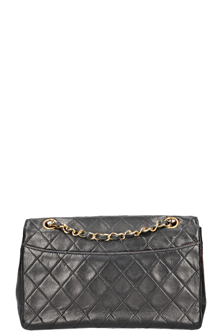 CHANEL Vintage Small Single Flap Bag Black