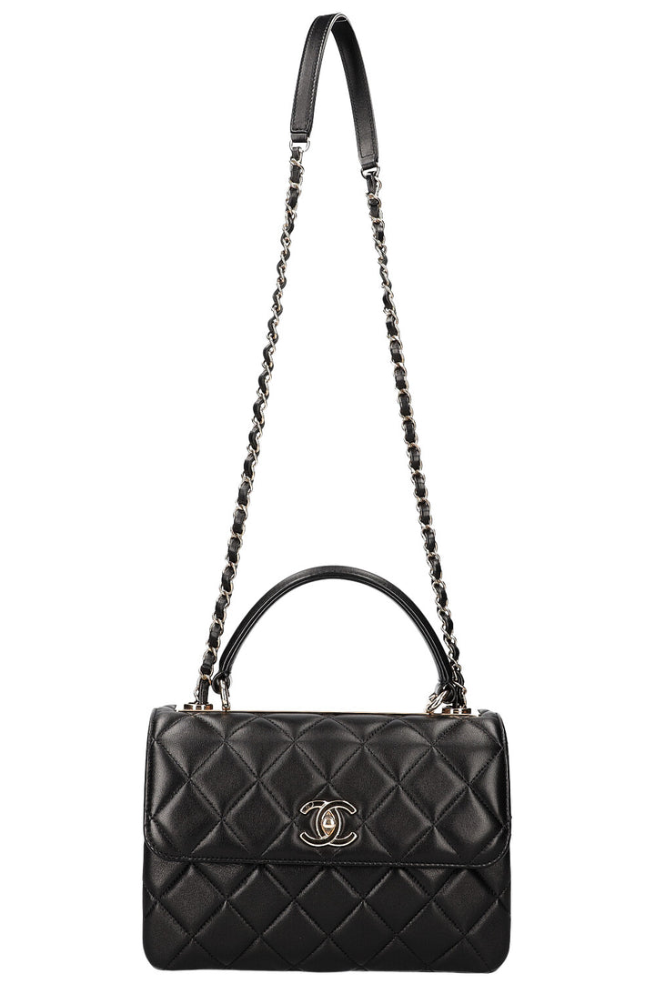 CHANEL Trendy Bag Quilted Black