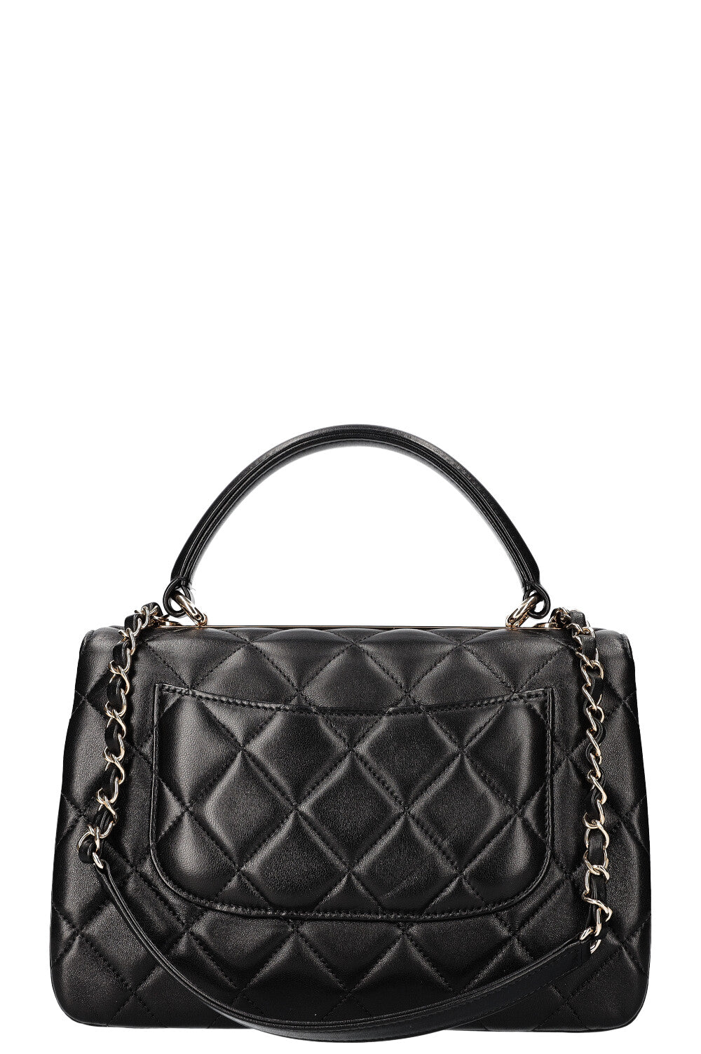 CHANEL Trendy Bag Quilted Black
