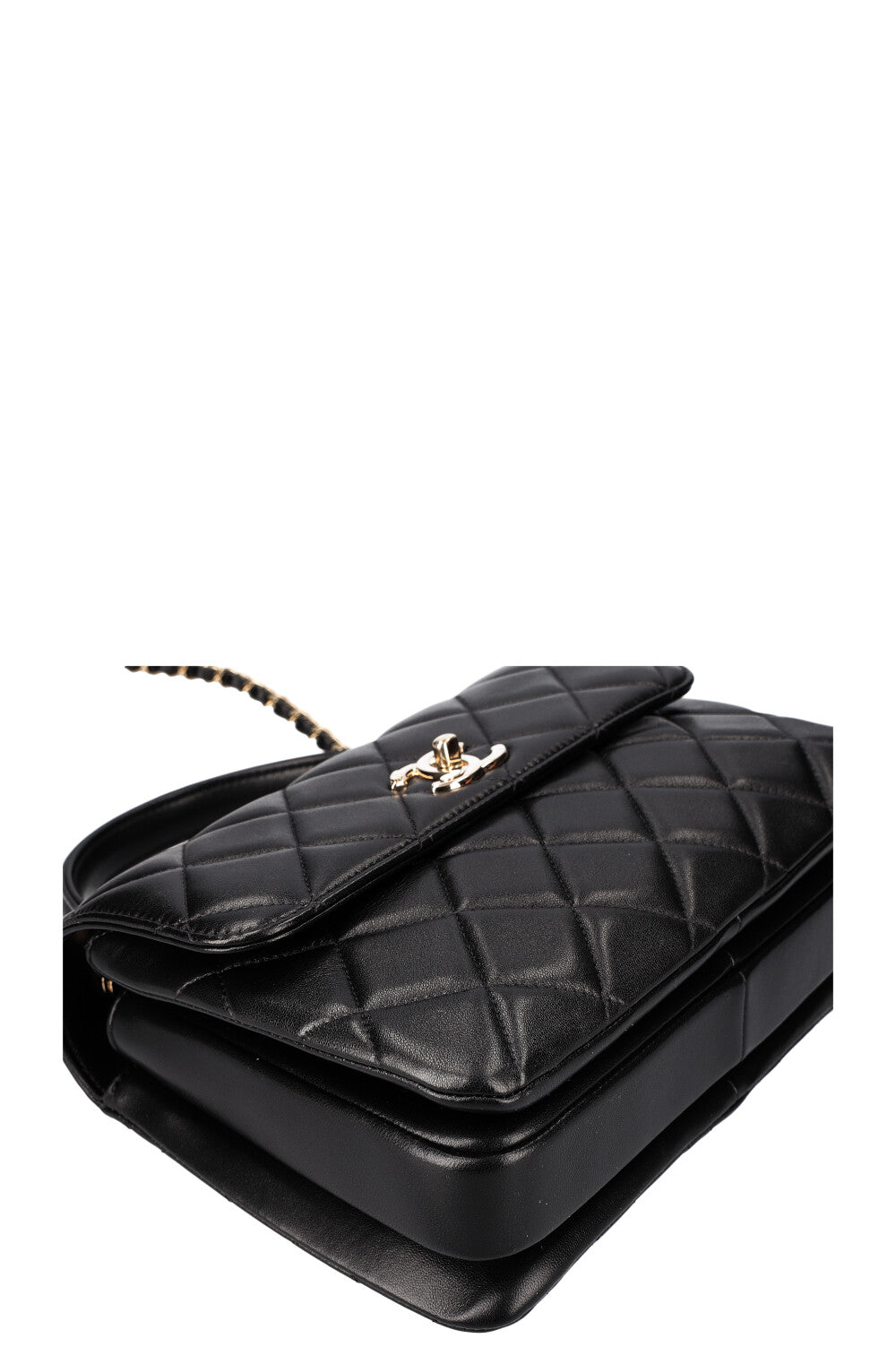 CHANEL Trendy Bag Quilted Black
