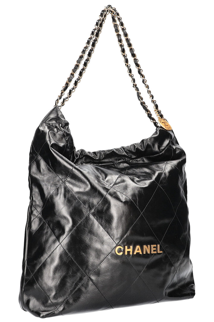CHANEL 22 Large Black
