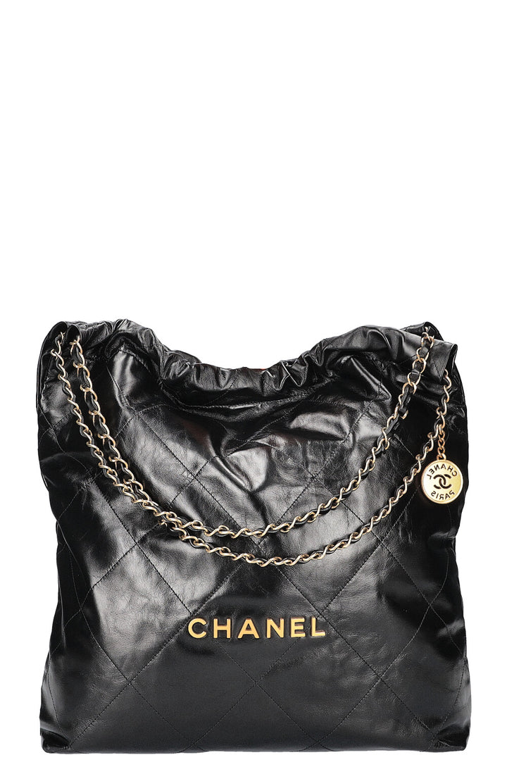 CHANEL 22 Large Black