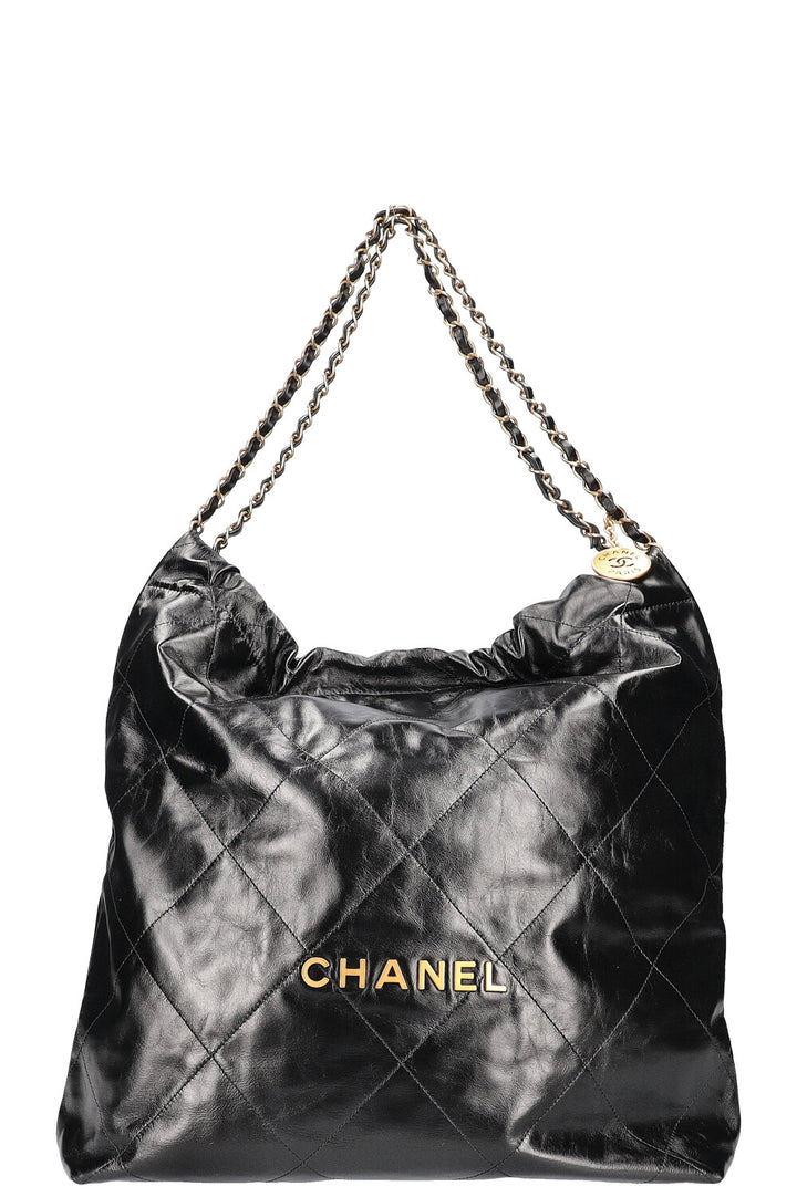 CHANEL 22 Large Black