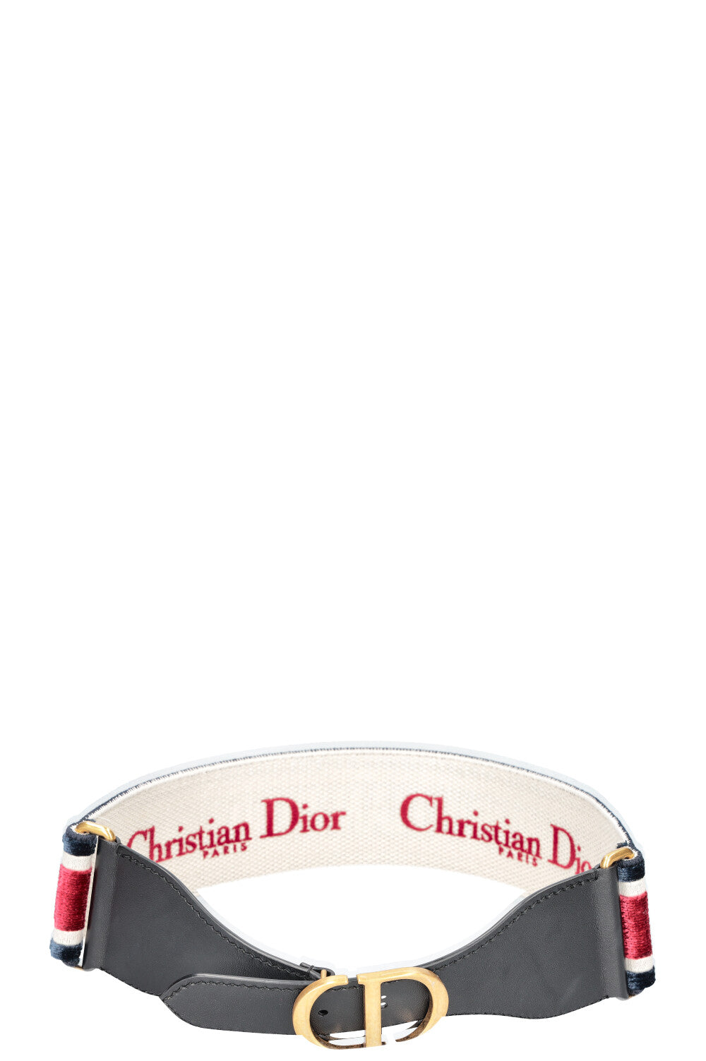 christian dior red belt