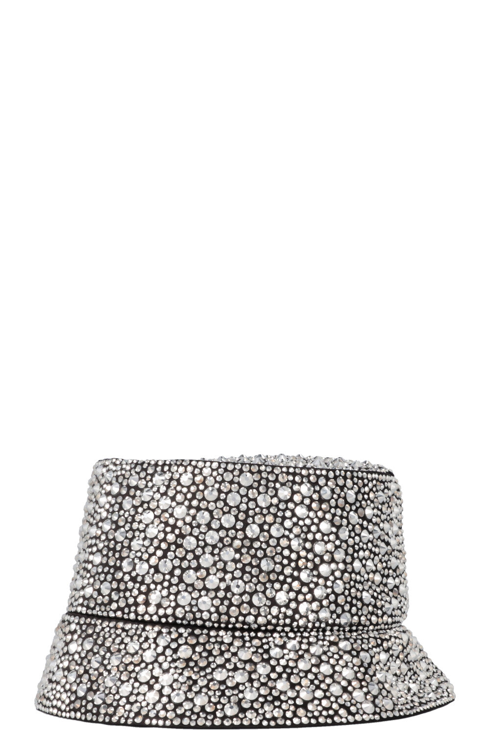 PRADA 2021 Logo Crystal Embellished Bucket Hat