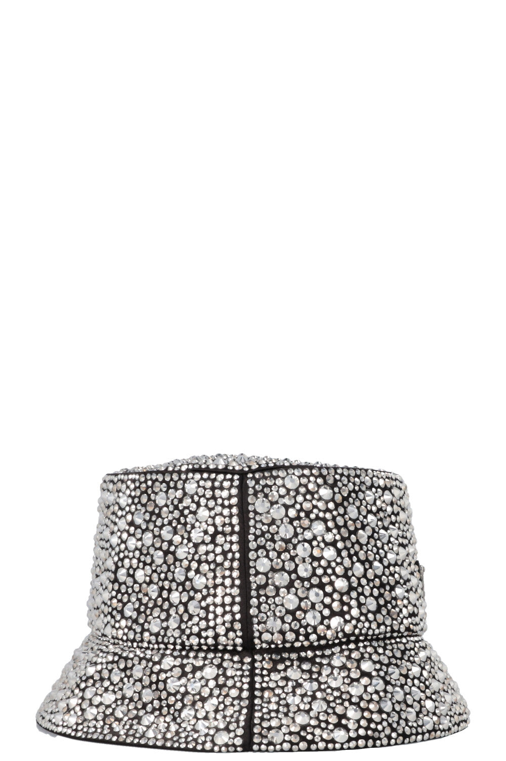 PRADA 2021 Logo Crystal Embellished Bucket Hat