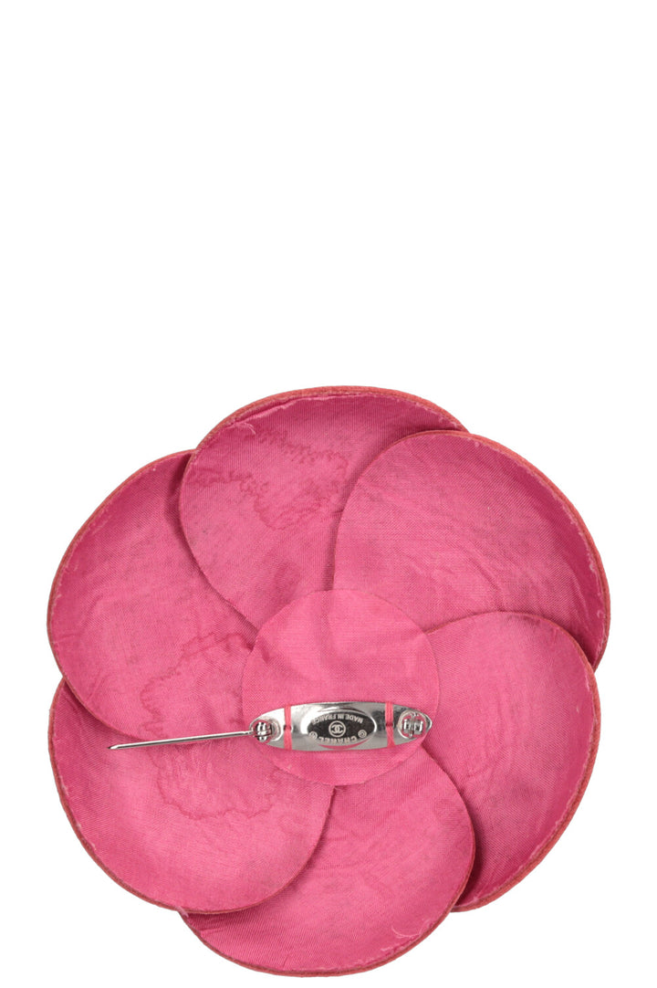 CHANEL Camelia Leather Pink