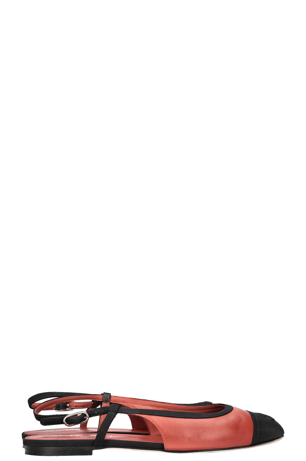 CHANEL Slingback Flats Brick