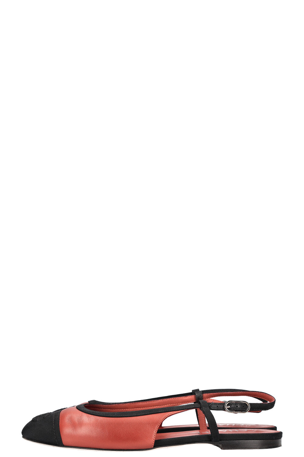 CHANEL Slingback Flats Brick