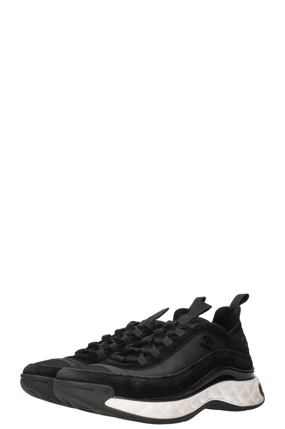 CHANEL Sneakers Black & White