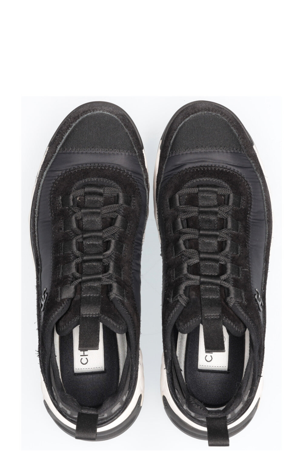 CHANEL Sneakers Black & White