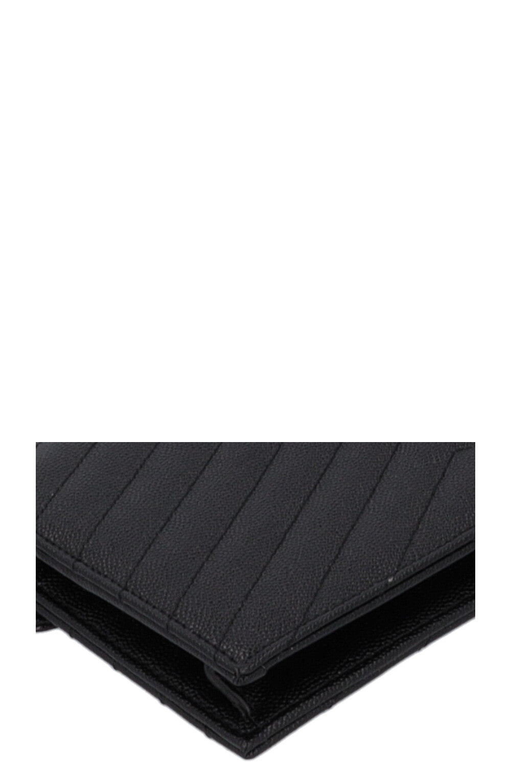 SAINT LAURENT Cassandre WOC Bag Leather Black