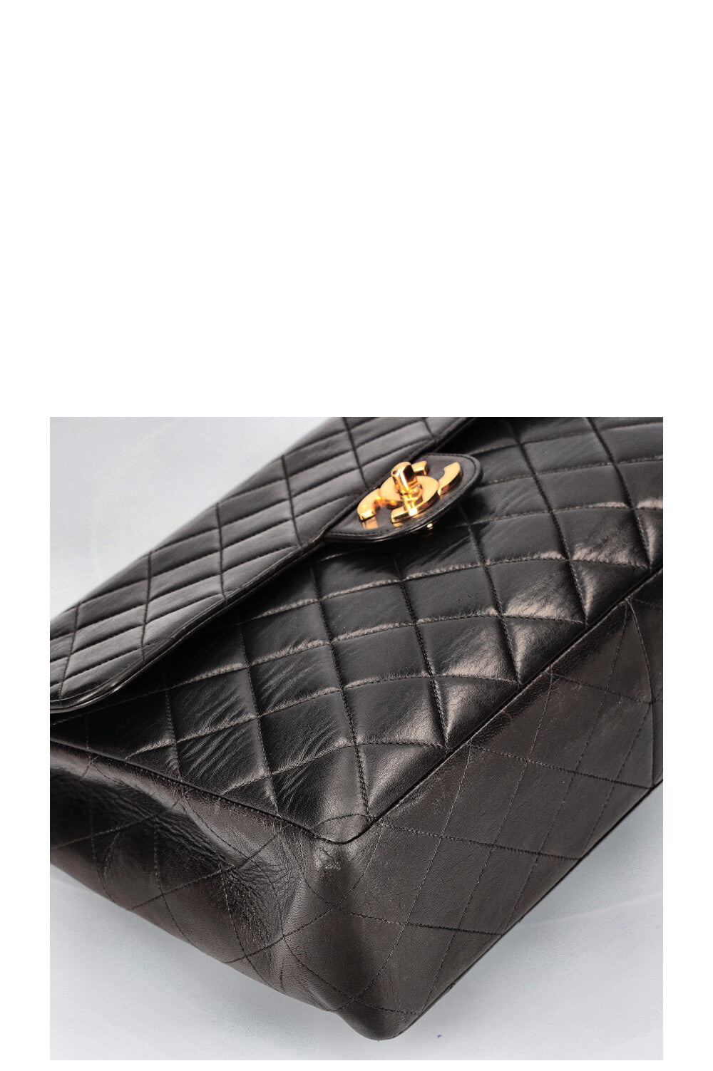 CHANEL Vintage Single Flap Bag Black