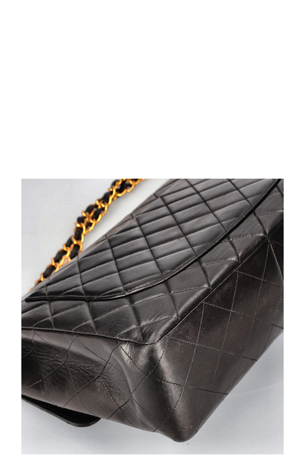 CHANEL Vintage Single Flap Bag Black