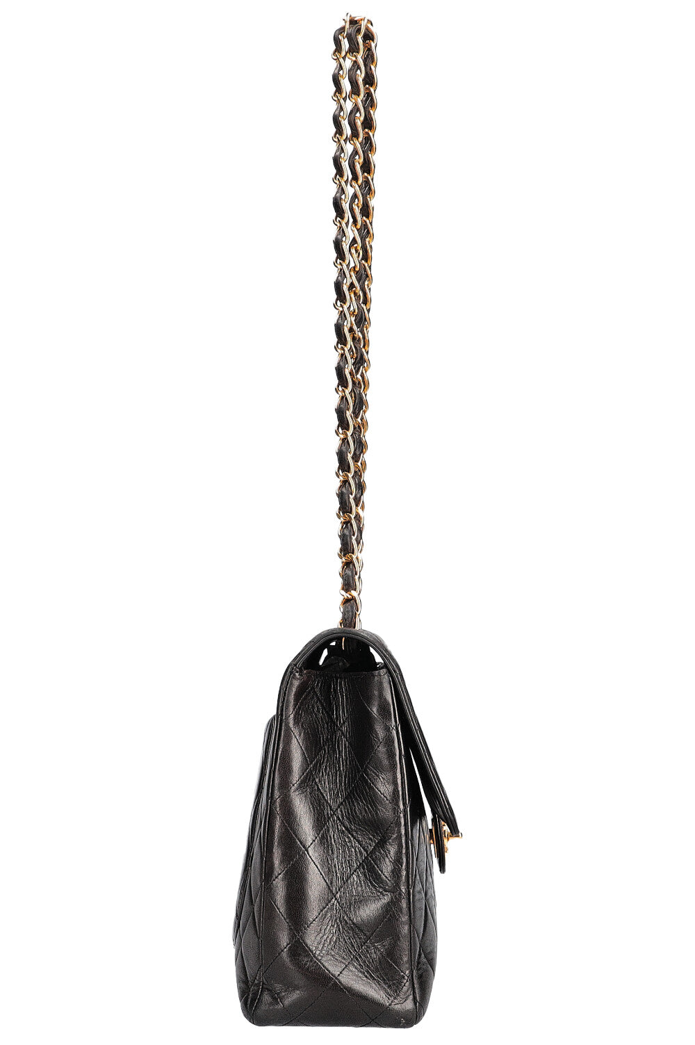 CHANEL Vintage Single Flap Bag Black