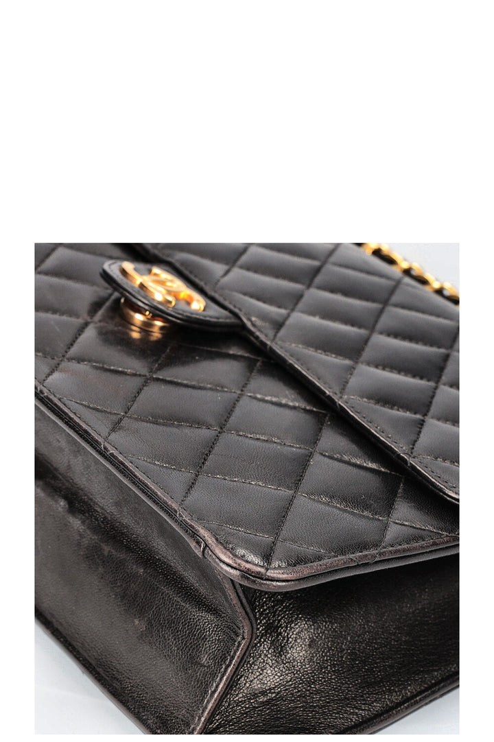 CHANEL Vintage Coco Flap Bag Black