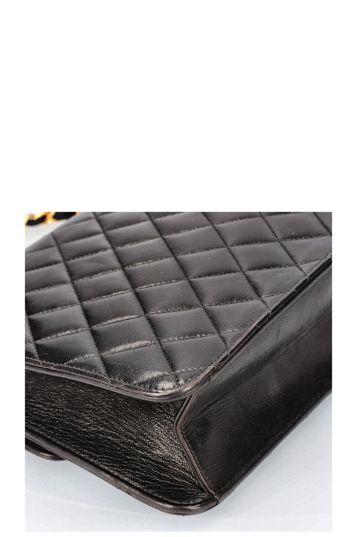 CHANEL Vintage Coco Flap Bag Black