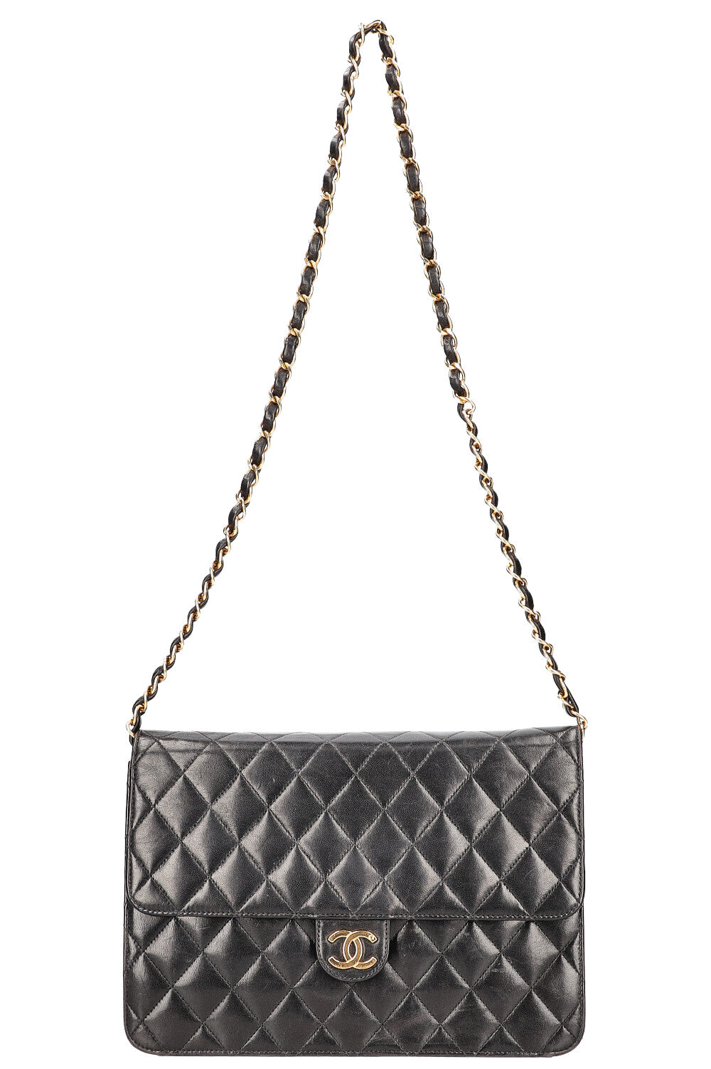 CHANEL Vintage Coco Flap Bag Black – REAWAKE