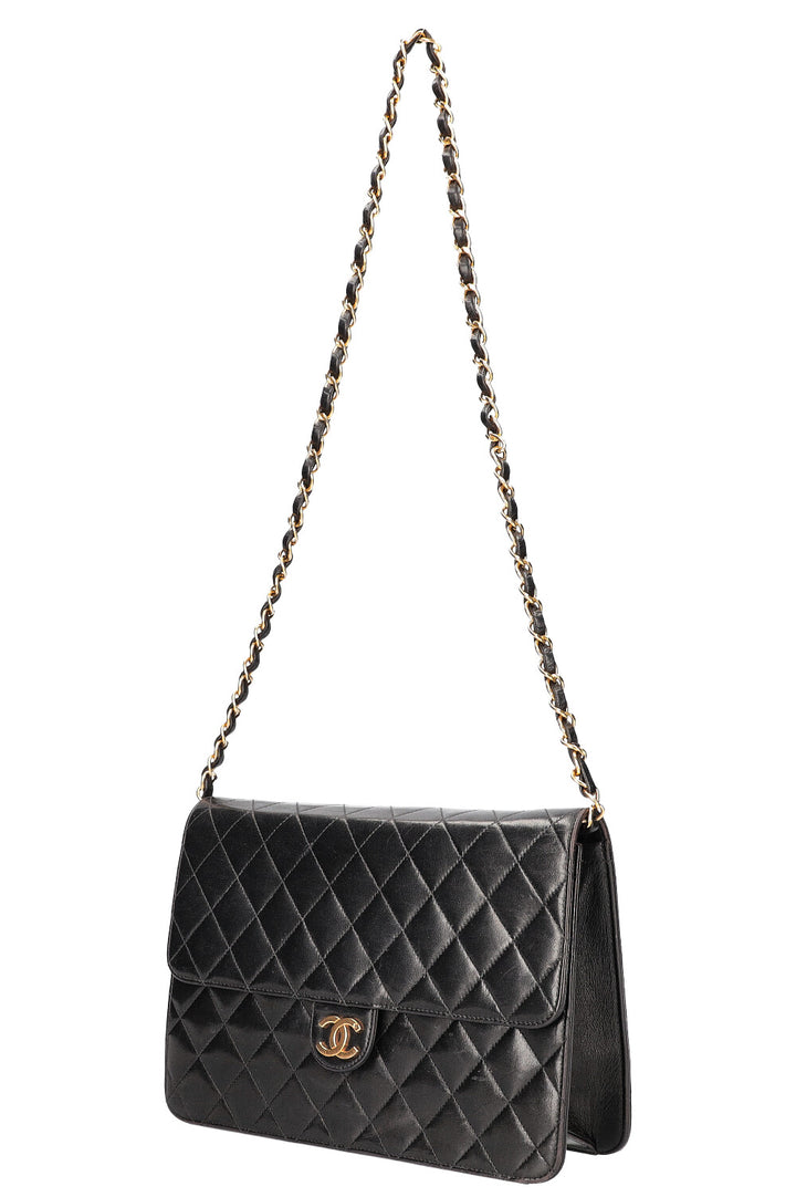 CHANEL Vintage Coco Flap Bag Black