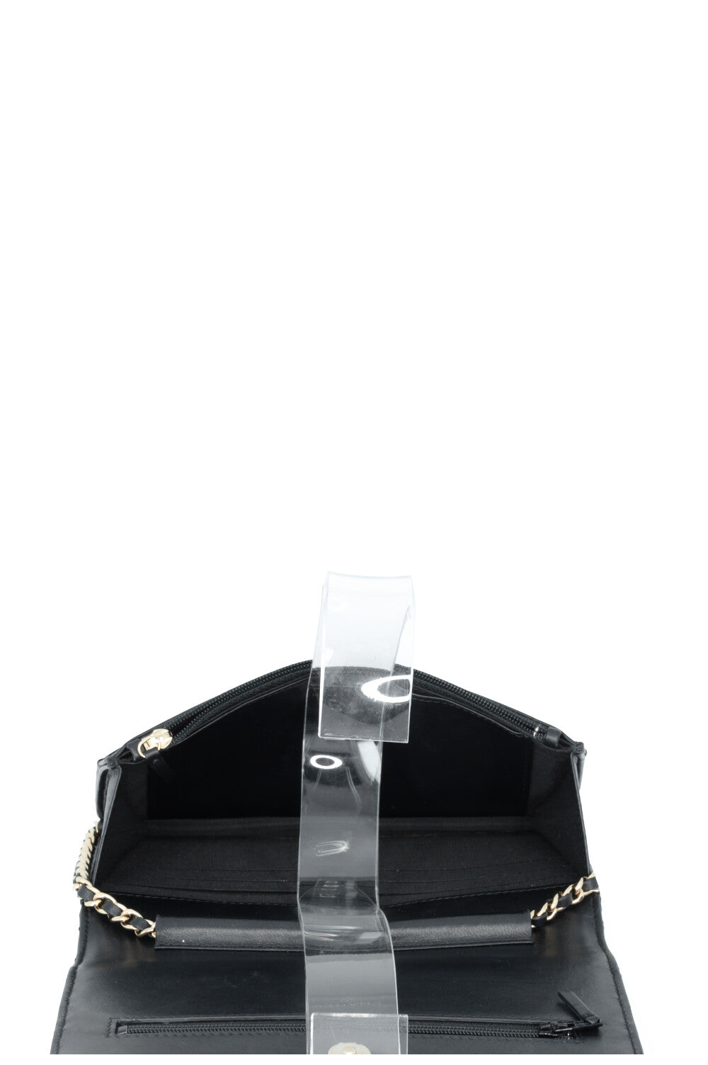 CHANEL Tassle WOC Quilted Leather Black