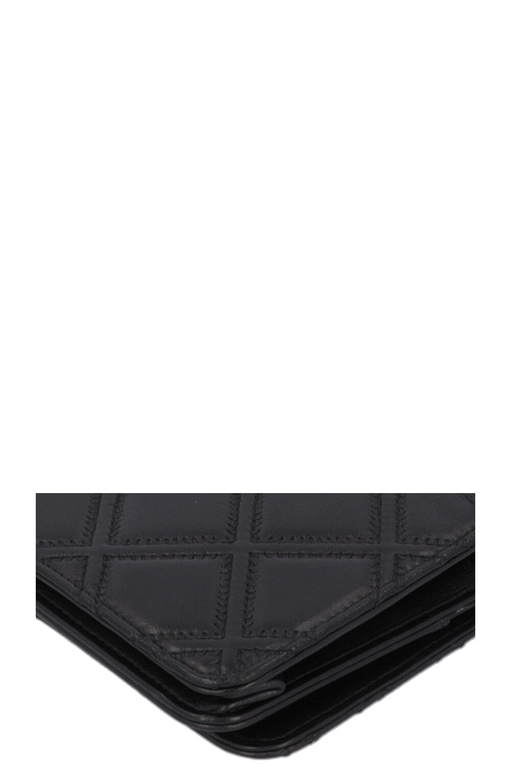 CHANEL Tassle WOC Quilted Leather Black