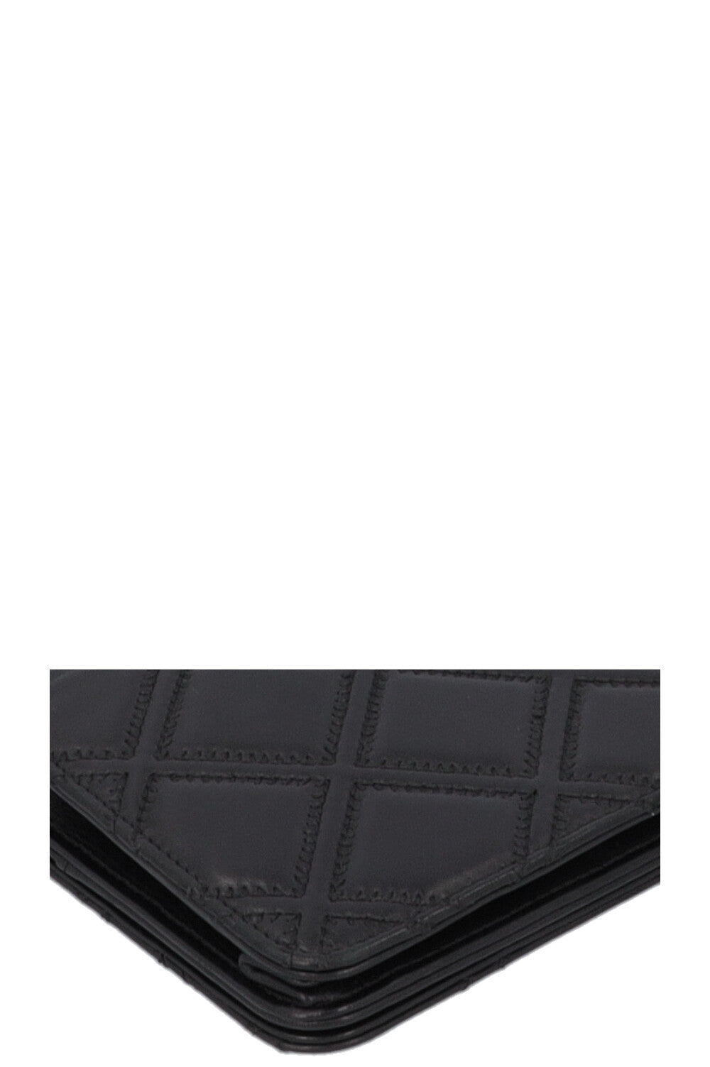 CHANEL Tassle WOC Quilted Leather Black