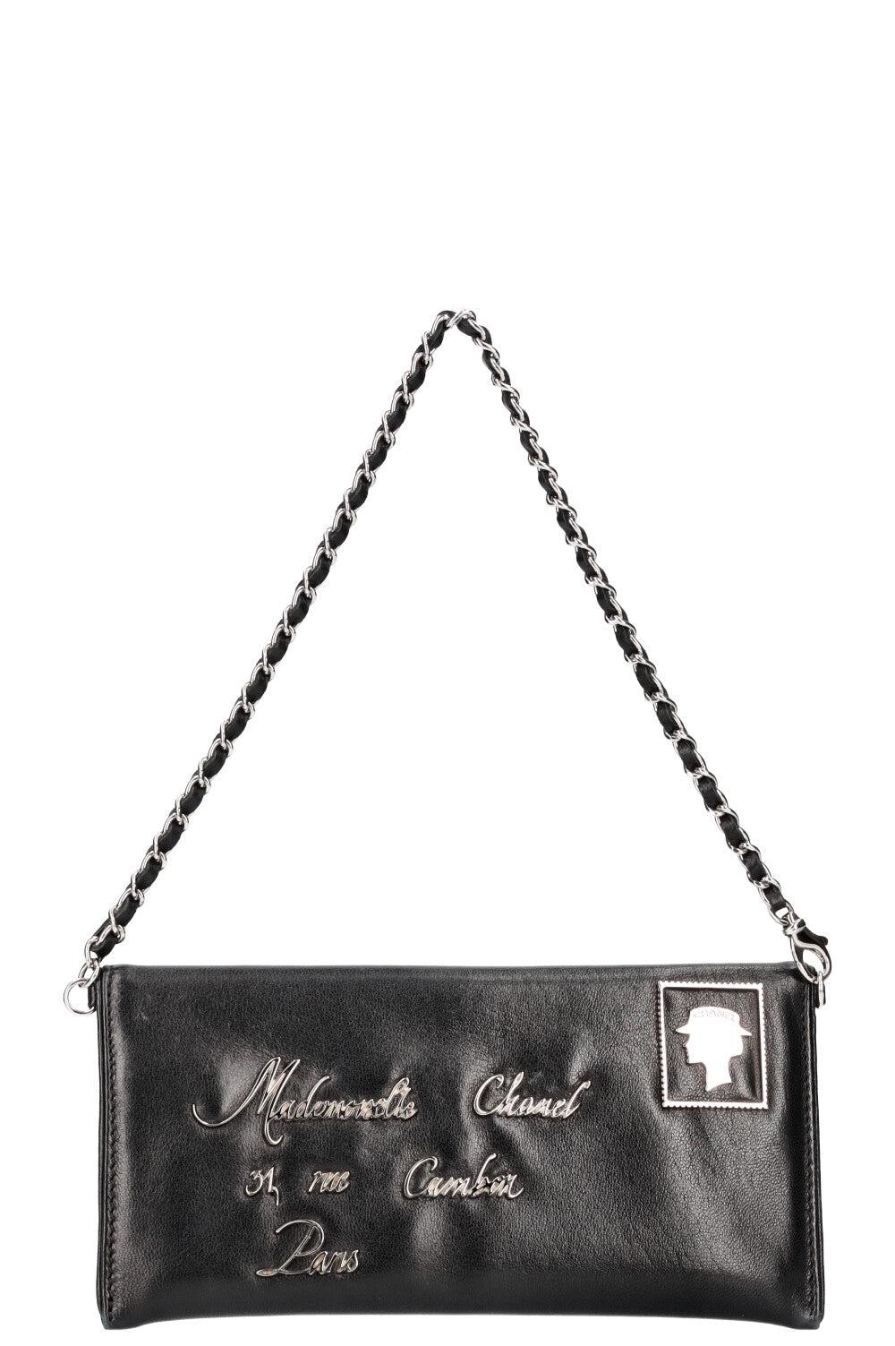 CHANEL Mademoiseelle Chanel Clutch Black