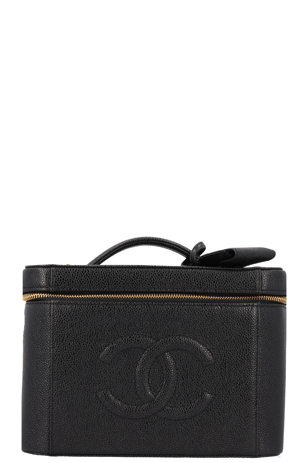 CHANEL Timeless Vanity Case Caviar Black