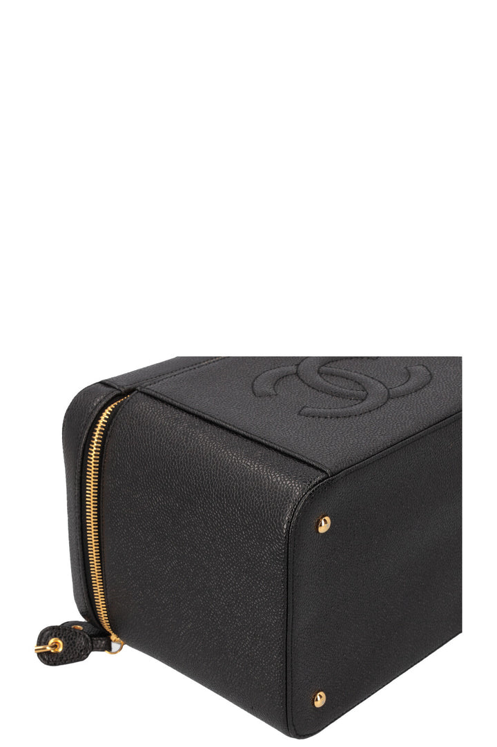 CHANEL Timeless Vanity Case Caviar Black