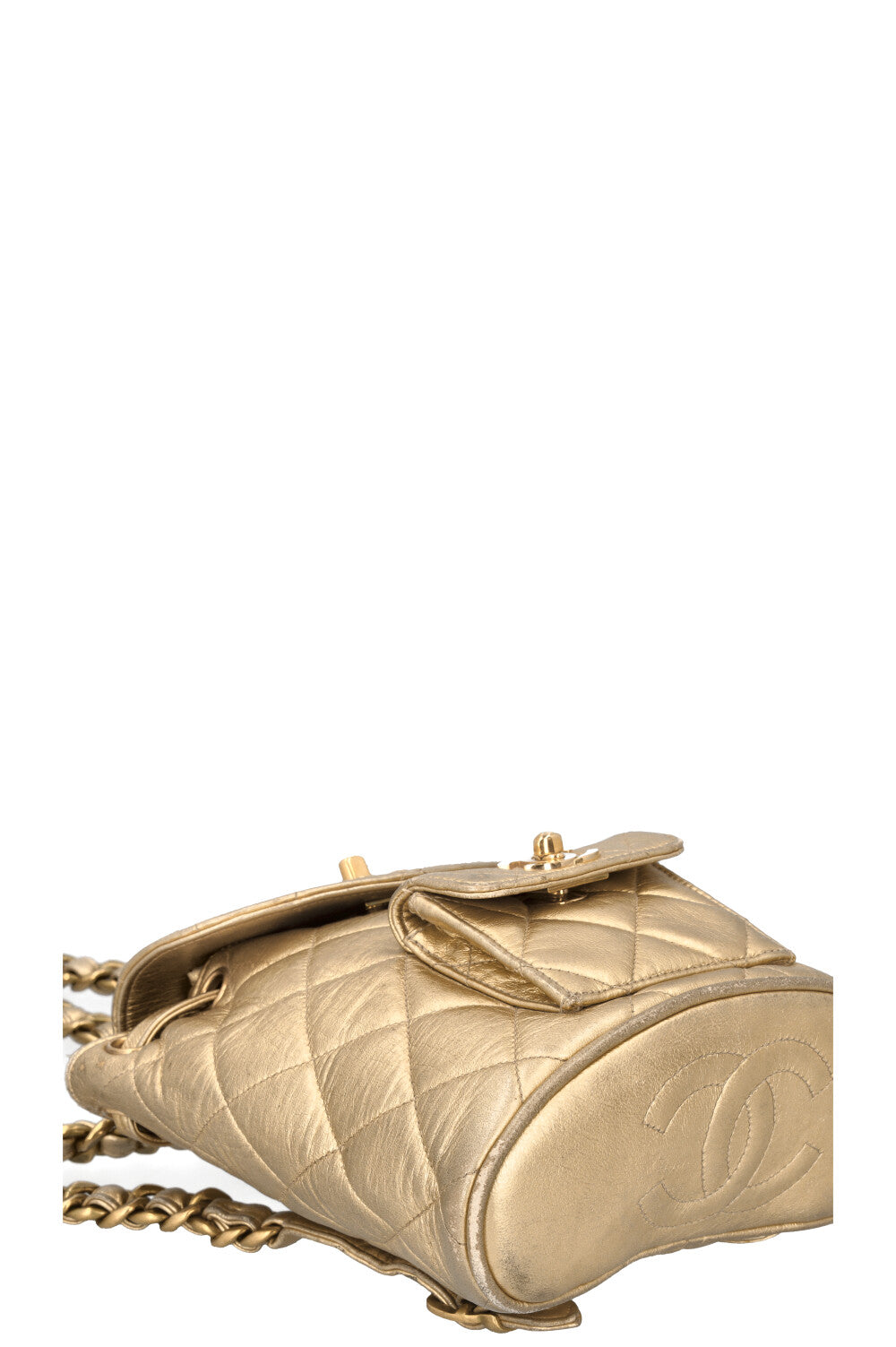 CHANEL Duma Mini Backpack Gold