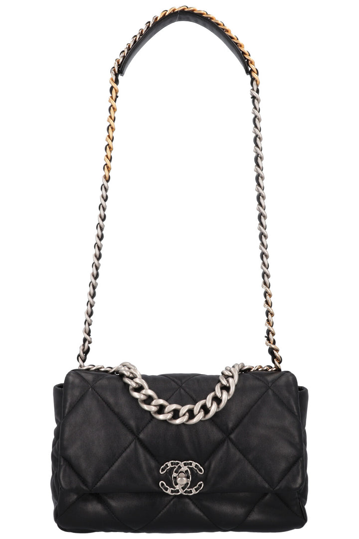 CHANEL 19 Medium Crossbody Bag Black